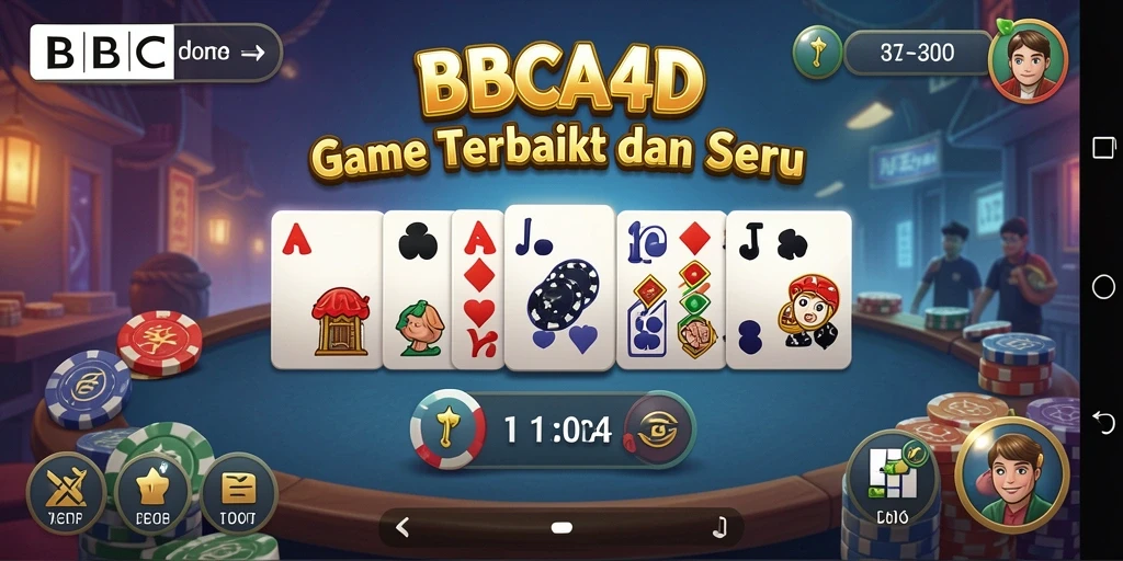 Tampilan gameplay seru BBCA4D yang menarik dan interaktif.
