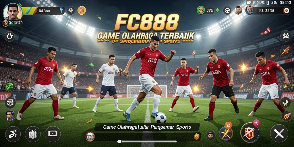 Tampilan gameplay seru dan kompetitif di FC888.