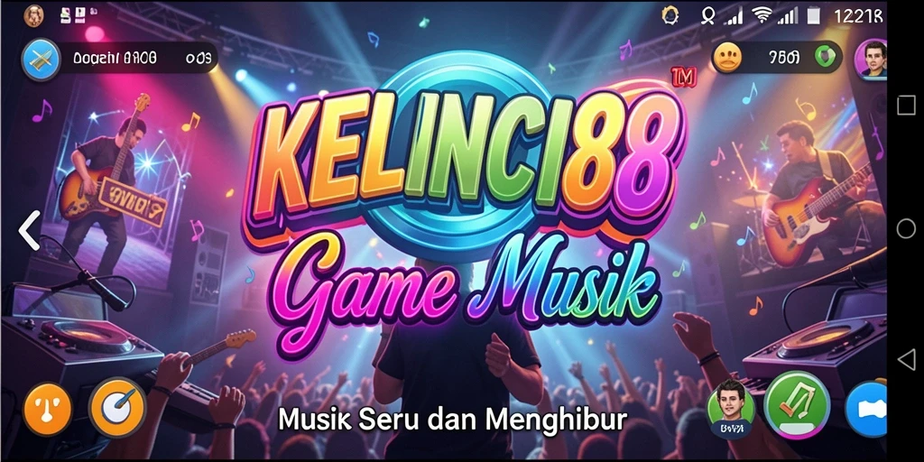 Tampilan gameplay KELINCI88 yang seru dengan bermain musik.