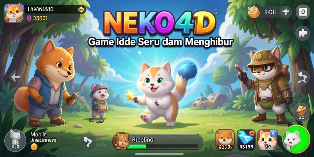 Tampilan gameplay seru dan menghibur di NEKO4D.