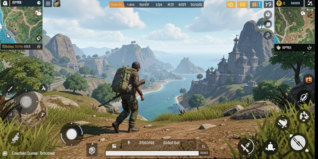 Tampilan gameplay RPRR yang menakjubkan dalam dunia terbuka.