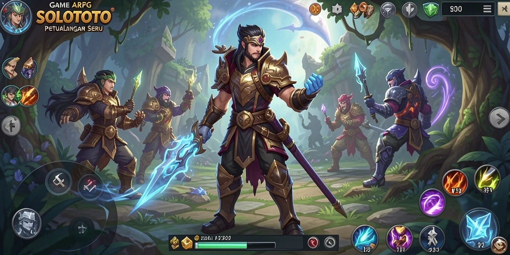 Gameplay ARPG yang mendebarkan dan penuh aksi.