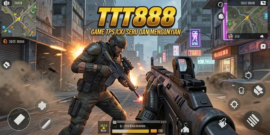 Tampilan gameplay seru dan aksi mendebarkan di TTT888.